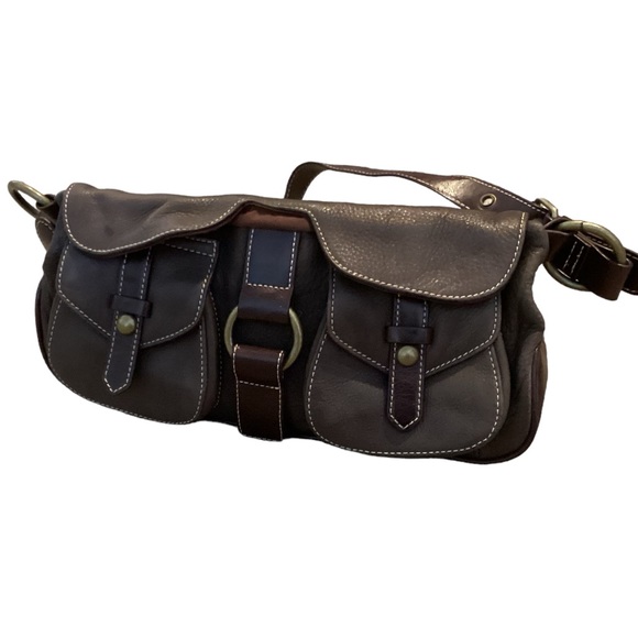 Sac à Selle (Saddle Bag) En Cuir Brun De Qualité Supérieure - Fait Main, Neuf
